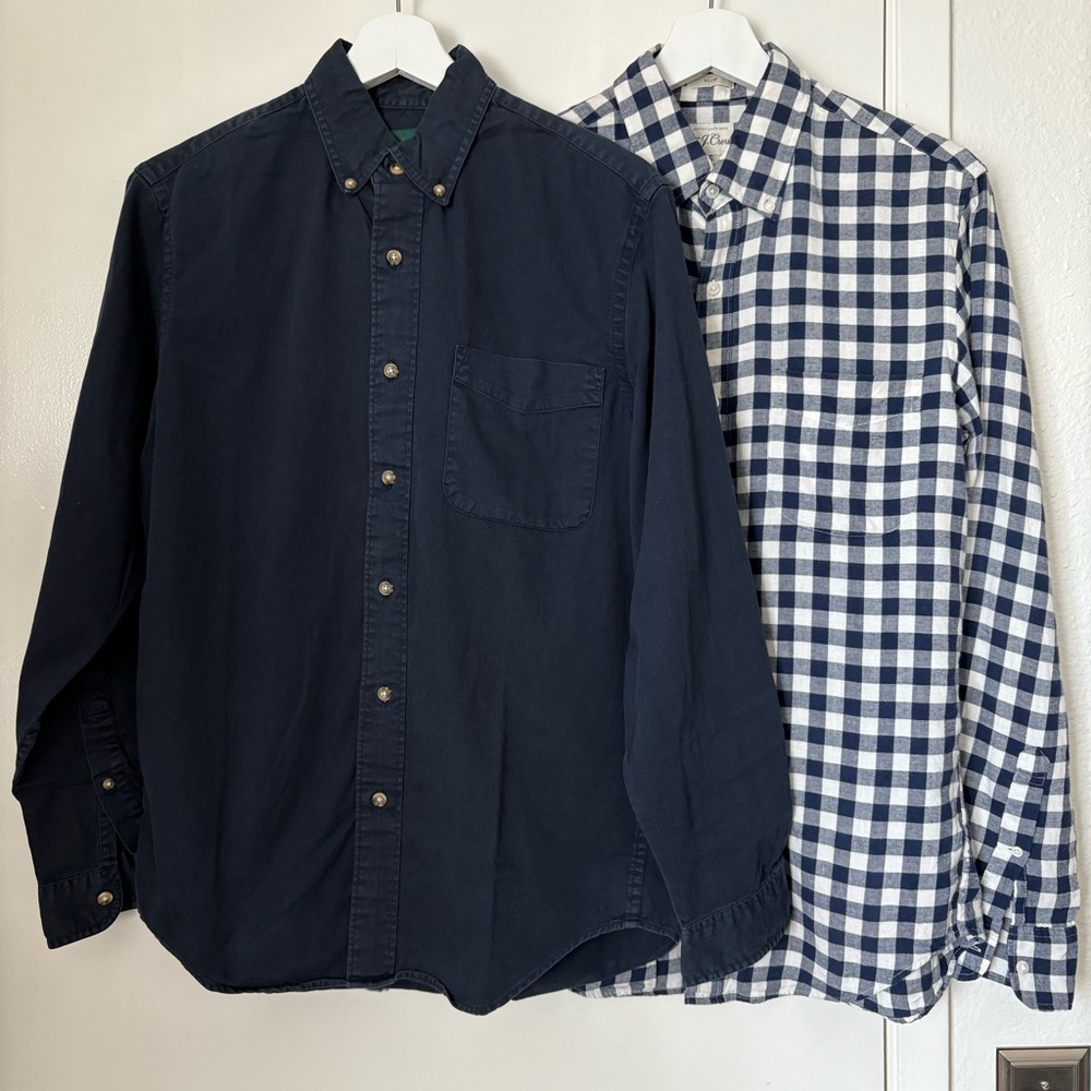 J crew Navy Button-Down Shirt Bundle